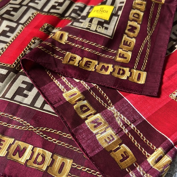 Fendi Zucca Cotton Scarf - Picture 6 of 8